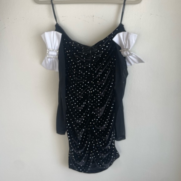 Revolve majorelle Julia mini dress in black and white - Picture 4 of 6